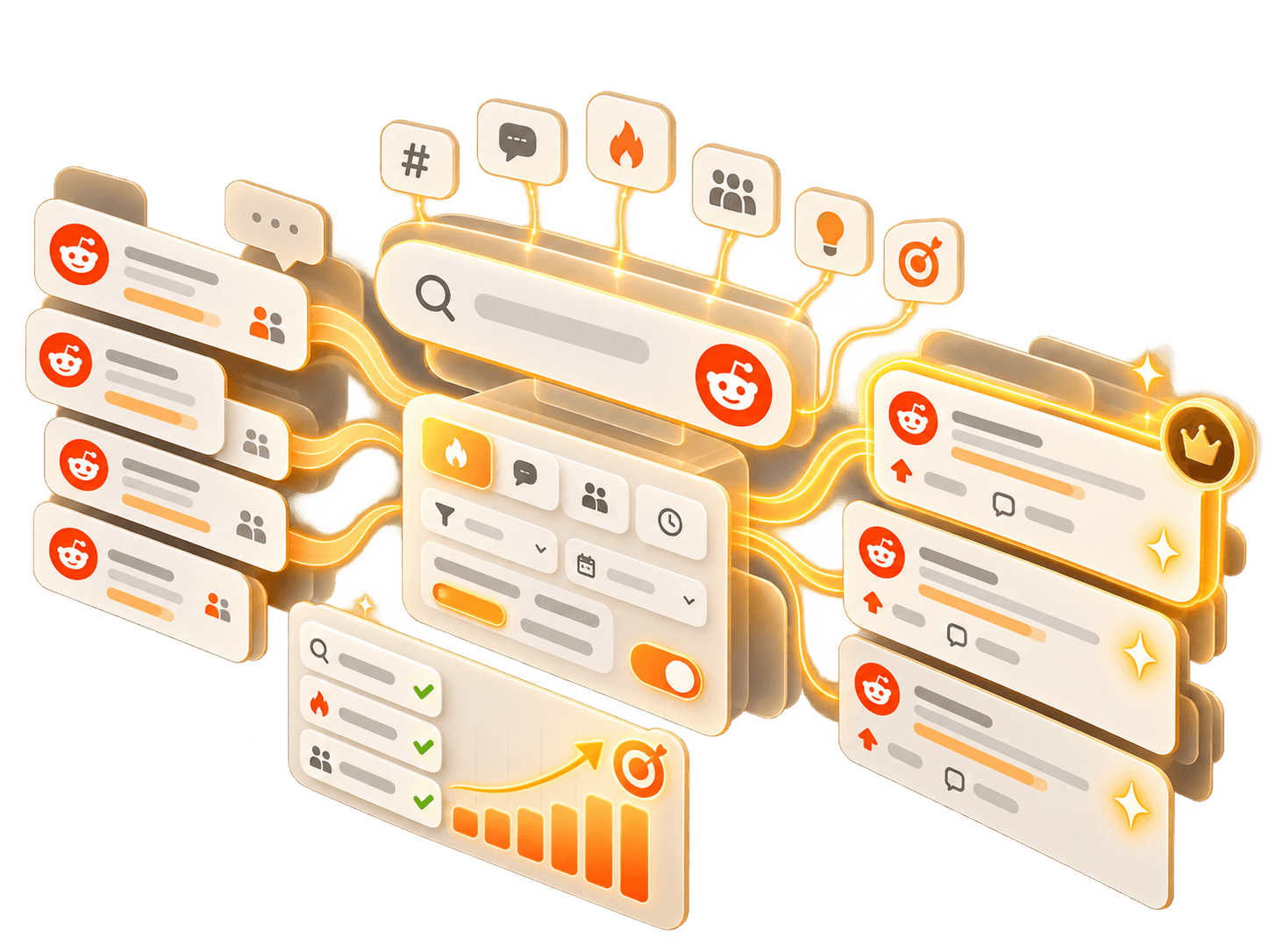 Searching and filtering communities to find the threads worth joining